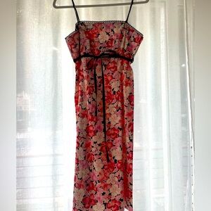 vintage floral dress